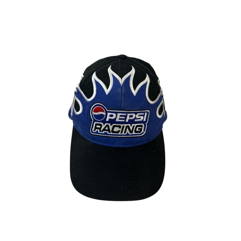 Pepsi racing baseball cap hat‎ flames
